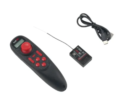 DS600 6CH 2,4 GHz RC barco transmisor y kit receptor PWM600 con acelerador/habillage de dirección
