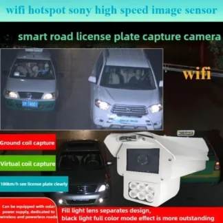 WiFi/cable de red placa de matrícula inteligente captura almacenamiento de vídeo protección de seguridad vigilancia cámara de tráfico