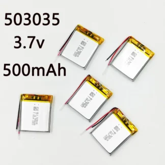 Batería recargable LiPo de polímero de litio de 3,7 V 500 mAh 503035 Para cámara MP4 GPS Bluetooth auriculares altavoz luces LED grabadora
