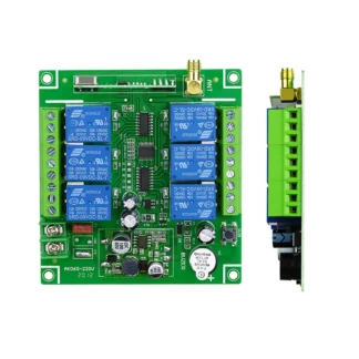 Elevador de luz eléctrico para cortina de puerta, interruptor de Control remoto RF inalámbrico, DC12V-36V, 6 CANALES, 433, 315MHz