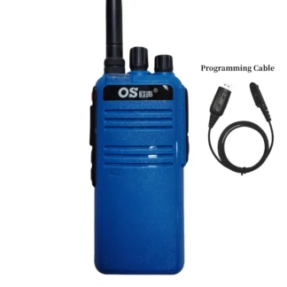 Walkie Talkie IP67 a prueba de agua a prueba de explosiones OS-FT68 UHF 10W Radio bidireccional de espera ultralarga de largo alcance para fábrica química