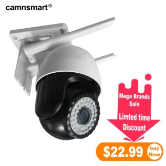 Cámara inalámbrica Wifi Ycc365plus 1080P, domo PTZ para exteriores, videovigilancia de velocidad, protección de seguridad inteligente para el hogar, Zoom Digital 4X