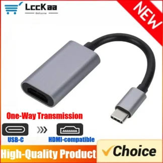 LccKaa-Adaptador Compatible con USB C a HDMI, convertidor tipo C USB 3,1 a HD-MI para proyector, PC, MacBook Pro, portátil, tableta, HUAWEI