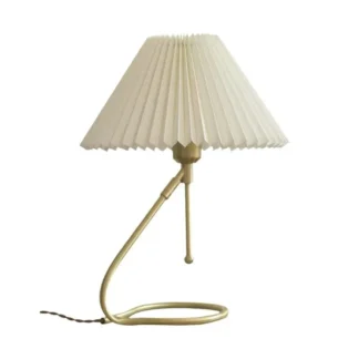 Estilo medieval, lámpara de pared de escritorio de doble propósito, lámpara plisada con textura de latón