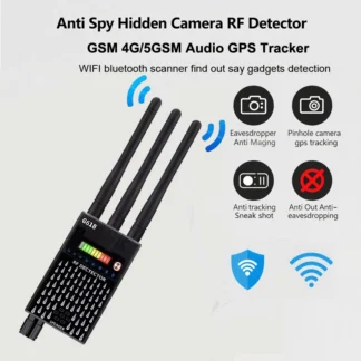 Cámara oculta antiespía, Detector RF, buscador de insectos, rastreador GPS, señal móvil 4G 5G, WiFi, escáner bluetooth, encontrar dispositivos espía, detección