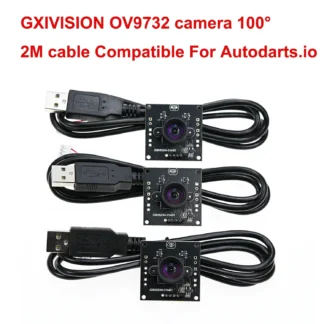 GXIVISION OV9732 Módulo de cámara USB Cable de 2M 100 grados 30FPS Sin distorsión, Compatible con Autodarts.io Cámara web DIY