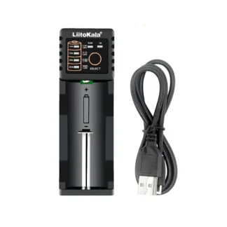 5 uds LiitoKala Lii-100B 18650 cargador de batería para 26650 16340 RCR123 14500 LiFePO4 1,2 V Ni-MH ni-cd cargador inteligente
