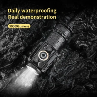 Minilinterna LED extremadamente brillante, 5 modos de iluminación, 3 x P35, resistente al agua, para emergencias al aire libre y Camping