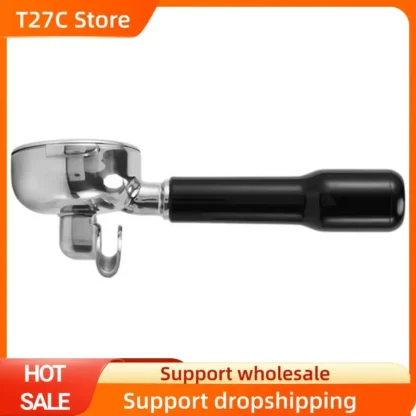 Portafiltro para máquina de café de acero inoxidable T27C, 4 Uds., 58MM, Portafiltro para cohete/expobar, doble boca/E61/ FAEMA