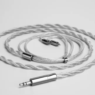Cable de actualización SIMGOT LC7 HIFI OFC Cable individual chapado en plata de 18AWG para Monitor intrauditivo Cable audiófilo 3,5 + 4,4mm enchufe desmontable