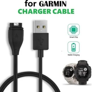 Cable cargador para Garmin Forerunner 165 965 955 265 255 945 955 245 45S 158 55 Venu 3/3s/2/SQ2 cables de carga USB para reloj inteligente