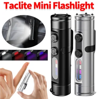 Antorcha táctica LED recargable con Clip para sombrero, minilinterna de bolsillo, linterna táctica LED para faro, emergencias de acampada al aire libre
