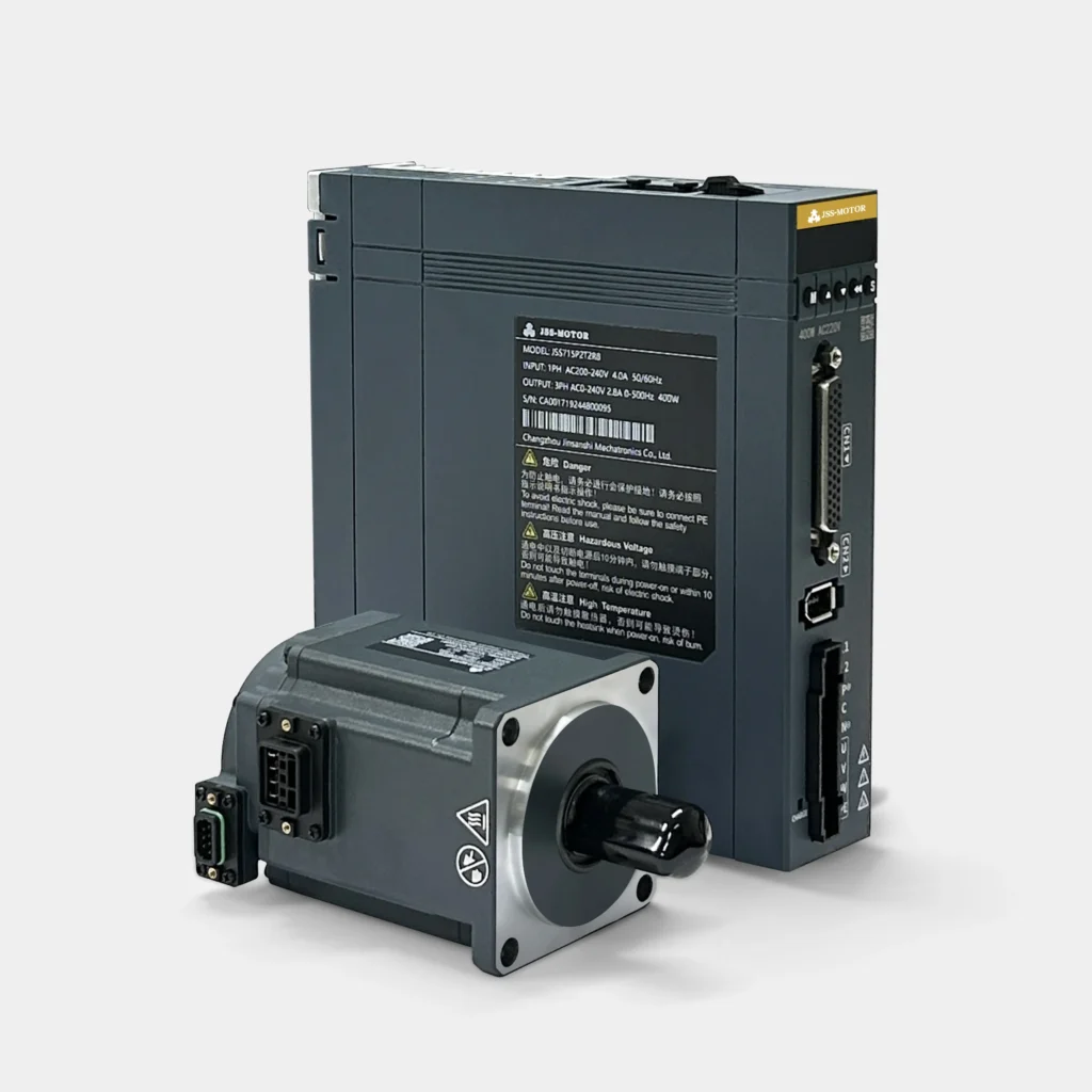 Codificador absoluto magnético de 17 bits, servomotor de CA de 400W y 3000rpm y comunicación de pulso, servoaccionamiento monofásico de 220V