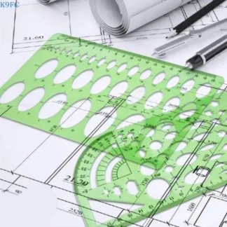Plantillas medición dibujo geométrico K9FC Profesional