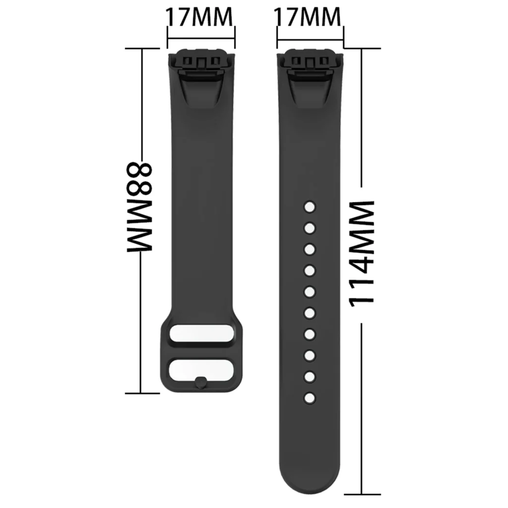 Correa de reloj deportiva GO-2X para Galaxy Fit SM-R370, correa de silicona suave para Galaxy