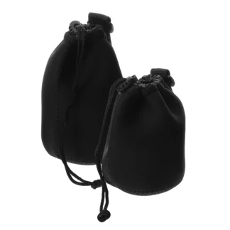 Estuche para gafas de neopreno resistente a la intemperie, cubierta protectora para lentes Dslr, práctico organizador de viaje resistente a impactos, 2 uds.