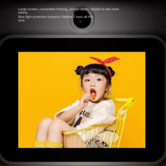 ABPS Cámara digital para niños para fotografía Impresión instantánea Foto Cámara para niños Mini impresora térmica Video Impresión en color Verde