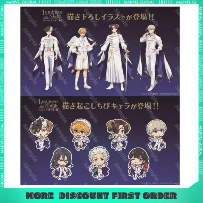 WIND BREAKER Café Colaboración: signos del zodiaco versión Q soporte acrílico adornos de exhibición de escritorio de alta calidad regalo de seguidor juguete para niña