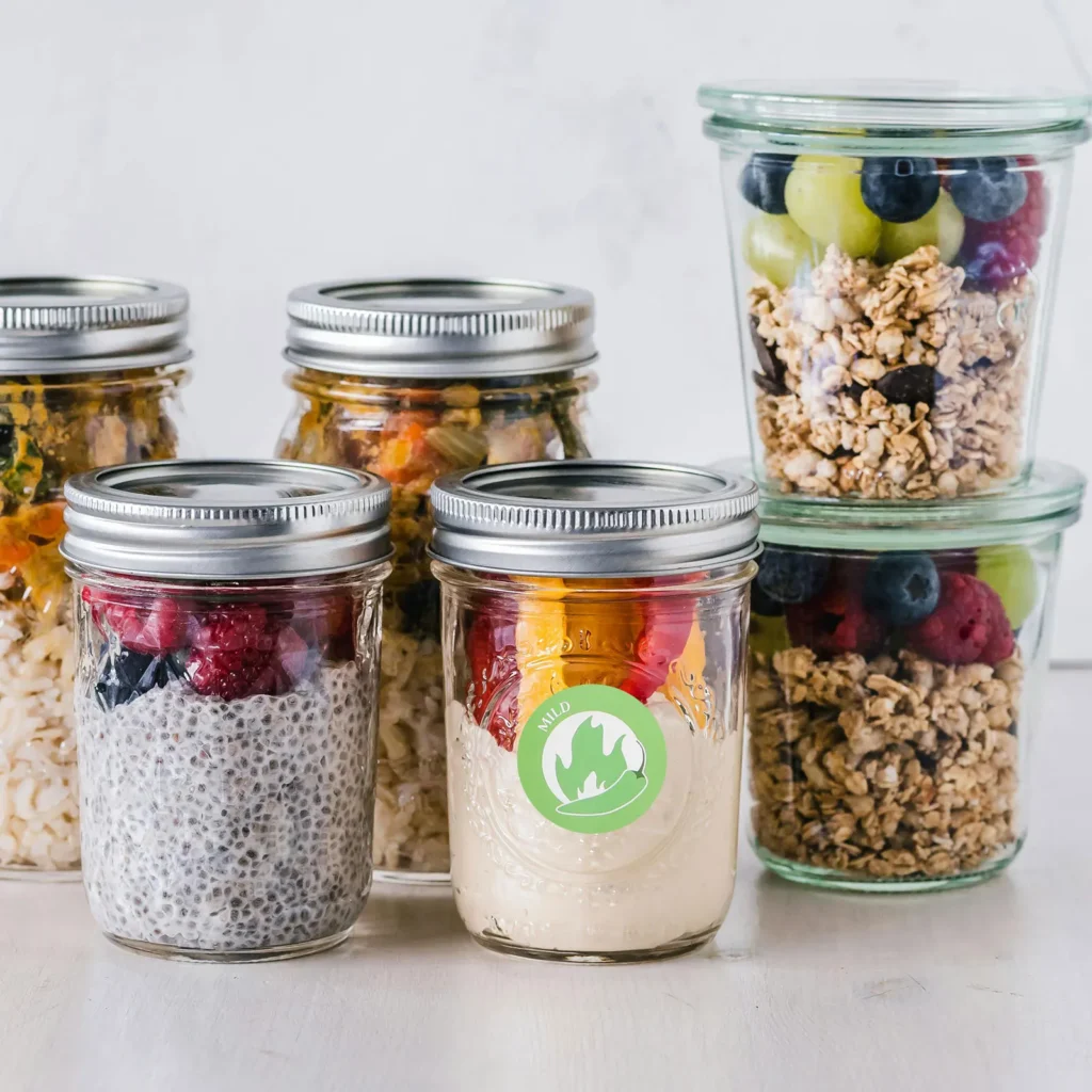 10 hojas de pegatinas de alimentos picantes, etiquetas indicadoras con patrón de pimienta chile, calcomanías de advertencia de alimentos, señales de especias para salsa picante, etiqueta de especias picantes