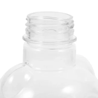 Botella de bebidas con forma de Animal, tapa transparente a prueba de fugas, tarro de jugo rellenable, contenedor de almacenamiento de miel y té de la leche, 4 Uds.