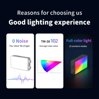 ABPS 25W RGB luz de relleno a todo Color fotografía teléfono Video filmación transmisión en vivo luz de vídeo iluminación de vídeo portátil