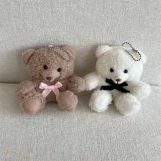 Funda de auriculares de oso esponjoso de piel de dibujos animados Kawaii para Apple Airpods Pro 2 3 4 Fundas de silicona de felpa para auriculares para Airpod 4 Funda