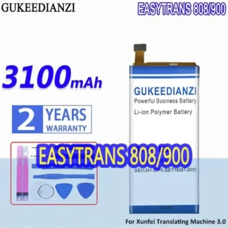 Para máquina traductora Iflytek Xunfei 3,0 3100Mah batería de intérprete Easytrans 808 900 rendimiento duradero