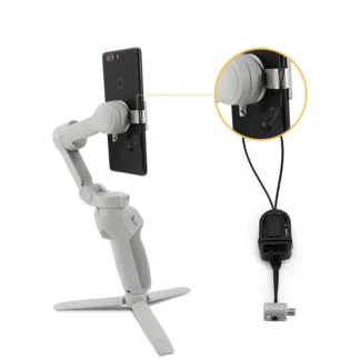 Cuerda para DJI OM6/OM5/OM4/SE PTZ hebilla de teléfono móvil liberación rápida antipérdida y anticaída cuerda de mano accesorios DJI