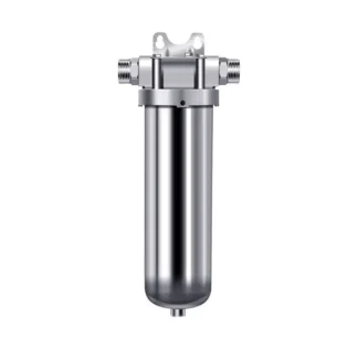 EIREE Prefiltro de agua de pozo para el hogar, purificador de agua para toda la casa, filtro de agua de retrolavado de alto flujo de acero inoxidable 304