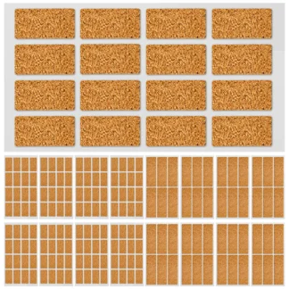 24 hojas de etiquetas adhesivas a prueba de aceite, resistentes al agua para botellas de leche, conservación de alimentos, contenedor de almacenamiento de despensa de cocina