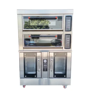 Equipo de panadería profesional, máquina para hornear pan, Gas/horno, Pizza de convección comercial