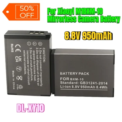 8,8 V 950 mAh para batería de cámara sin espejo Xiaoyi M1BXM-10