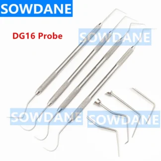 Sonda Dental DG16, sonda Periodontal de acero inoxidable, herramienta de instrumento endodóntico para dentista