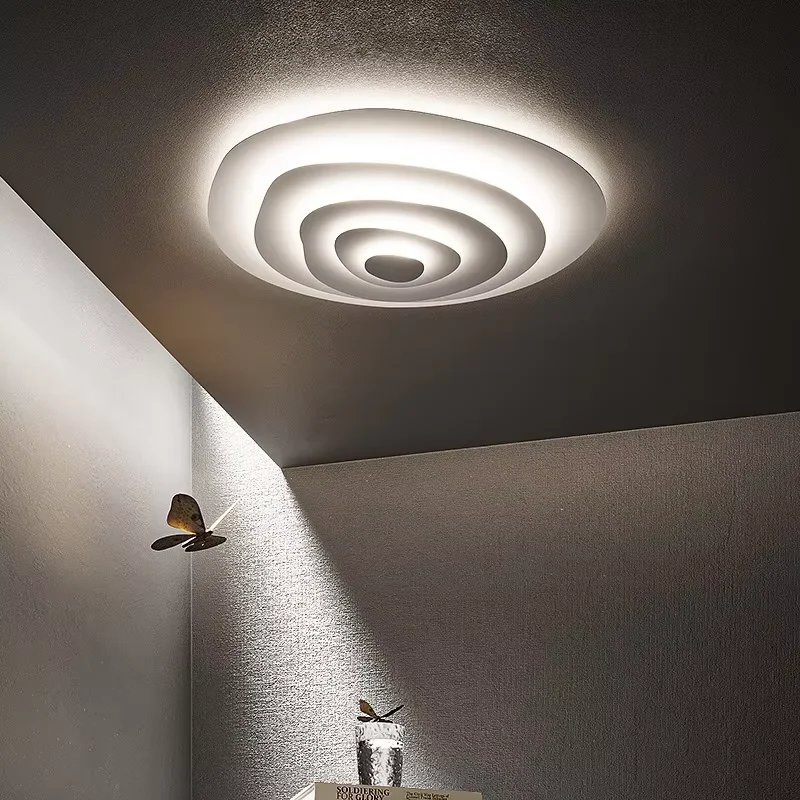 Luces de techo Led ultrafinas nórdicas, diseño creativo, lámpara de nube blanca Irregular, sala de estar, comedor, estudio, dormitorio principal