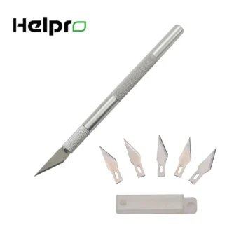 Kit de herramientas de cuchillo bisturí de Metal, cuchillas antideslizantes, cuchillo de Grabado, película para teléfono móvil, herramientas de tallado artesanal de corte de papel # 11