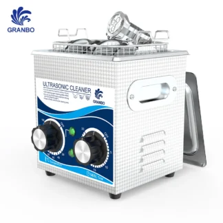 Limpiador Ultrasónico Granbo 2L 120W 40KHz 80 ℃ Limpiador ultrasónico de gafas con sincronización de calentamiento de perilla de 30 minutos para objetos pequeños