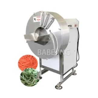 BABEJING Trituradora de verduras de raíz pequeña de acero inoxidable Cortadora industrial de pepino y rábano