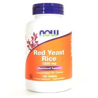 Arroz de Levadura Roja 120 tabletas - NOW Foods