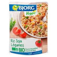 Arroz con vegetales y soja 250 g - Bjorg