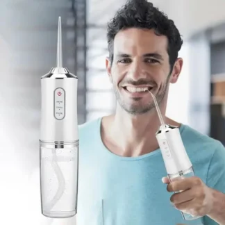 Irrigador Oral eléctrico inteligente, hilo Dental de agua, 4 chorros, 3 modos, carga USB, irrigador por chorro de agua, limpiador Dental de dientes