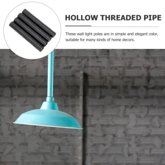 Varilla de extensión para lámpara de pared de hierro, superficie lisa resistente a la oxidación para decoración del hogar, accesorio de iluminación, vástago de soporte, 4 Uds.