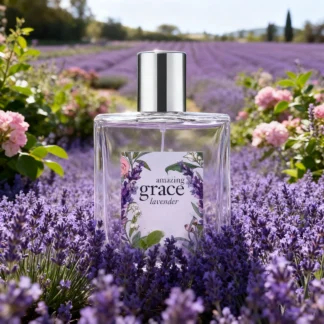 Eau de toilette de lavanda para mujer sorprendente y elegante: fragancia duradera, fragancia de lavanda con frutos rojos y almizcle,