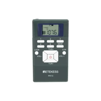 DIGIT-PR13 Radio FM estéreo DSP receptor portátil Mini PR13 Radio FM estéreo DSP receptor para conducir la formación en conferencias de la Iglesia