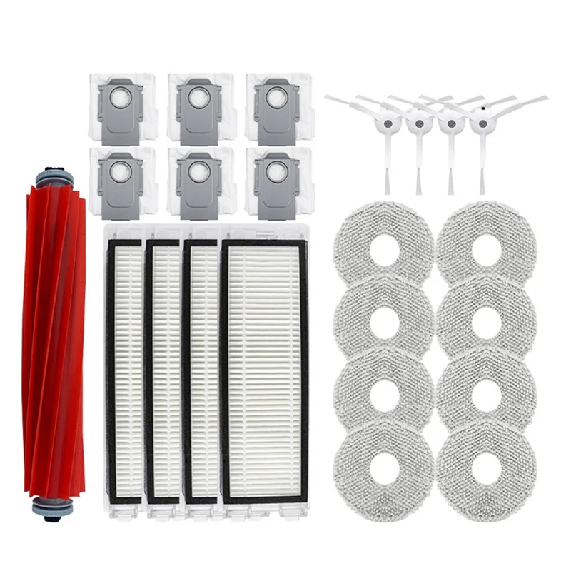 FZFZ Kit de limpieza integral para robótico P10 Qrevo: incluye cepillo principal, filtro, cepillos laterales, bolsa para el polvo y trapo