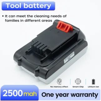 BNN GJD-BlackDecker 20V 2.0A Max Batería LBXR20 Reemplazo para Black and Decker 20V Batería de litio Compatible para LB20 LBX20