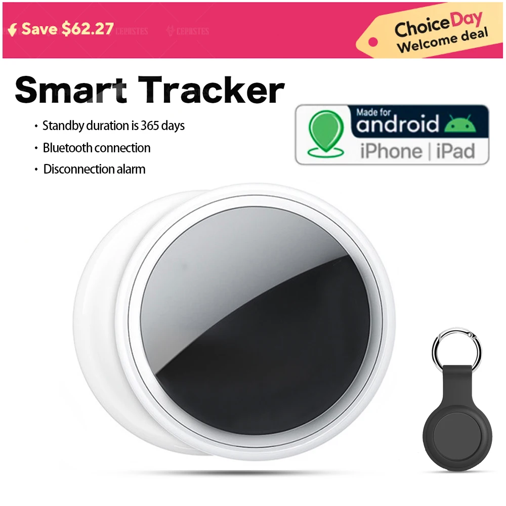 Rastreador gps inteligente con Bluetooth, aplicación Android Airtag ITag, localizador Gps antipérdida, buscador de mascotas, etiquetas de aire para baby apple airtag