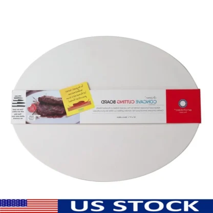Pinza antideslizante, tablero de tallado cóncavo, ranuras de jugo de polipropileno, soporte para carne, apto para lavavajillas, herramienta de cocina de forma ovalada
