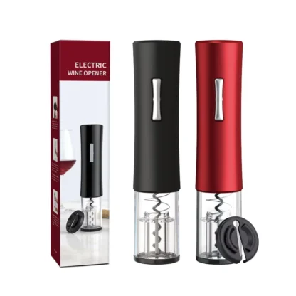 Abridor de botellas eléctrico con cortador de papel, sacacorchos, accesorios para vino, abridor de vino automático inteligente, aparato de cocina