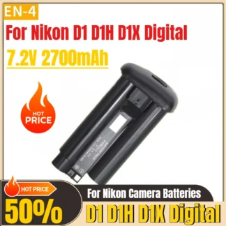 EN-4 EN 4 EN4 7.2V 2700mAh Baterías de cámara para Nikon D1 D1H D1X Digital