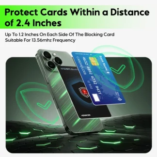 Tarjetas de luz con bloqueo RFID de nueva generación, juego bloqueador de Protector de pasaporte con tarjeta de crédito de débito NFC sin contacto, antirrobo inteligente